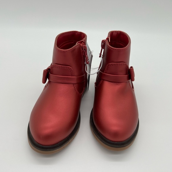 Toddler Girls' Harmony Booties Red - Cat & Jack - Picture 2 of 6